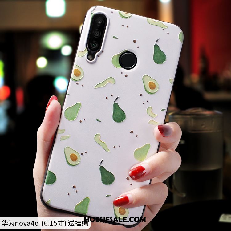 Huawei P30 Lite Hoesje Siliconen Mobiele Telefoon All Inclusive Roze Trend Sale