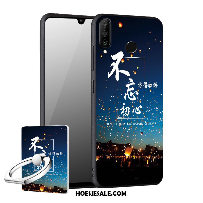 Huawei P30 Lite Hoesje Zacht Anti-fall Mobiele Telefoon Hoes Blauw Goedkoop