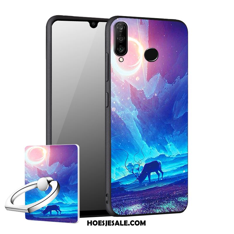 Huawei P30 Lite Hoesje Zacht Anti-fall Mobiele Telefoon Hoes Blauw Goedkoop