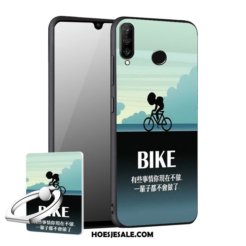 Huawei P30 Lite Hoesje Zacht Anti-fall Mobiele Telefoon Hoes Blauw Goedkoop