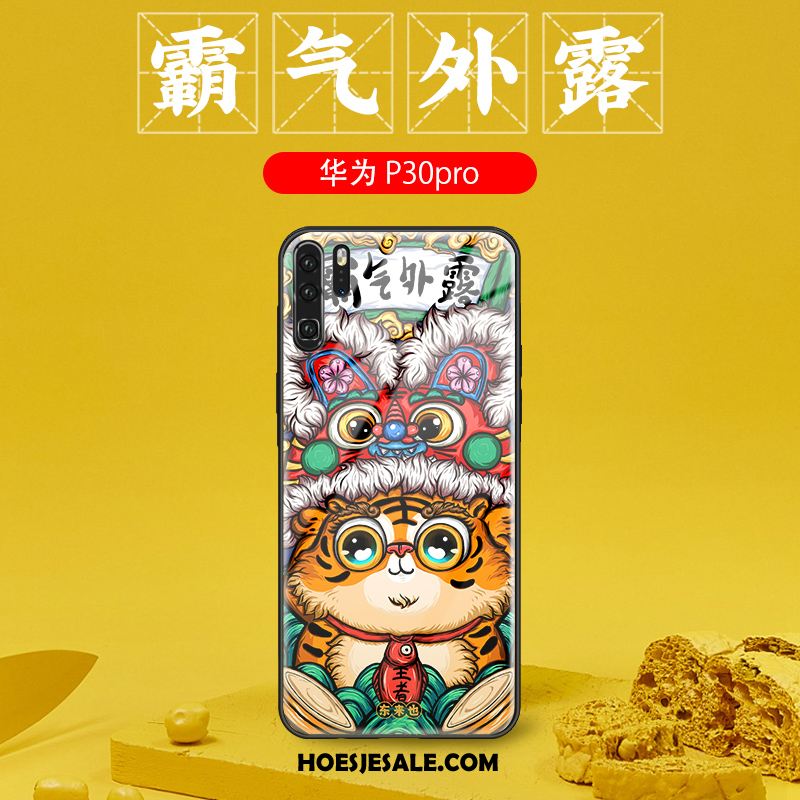 Huawei P30 Pro Hoesje Bescherming Mobiele Telefoon Glas Groen Anti-fall Sale