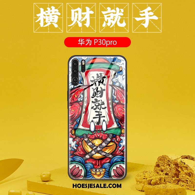 Huawei P30 Pro Hoesje Bescherming Mobiele Telefoon Glas Groen Anti-fall Sale