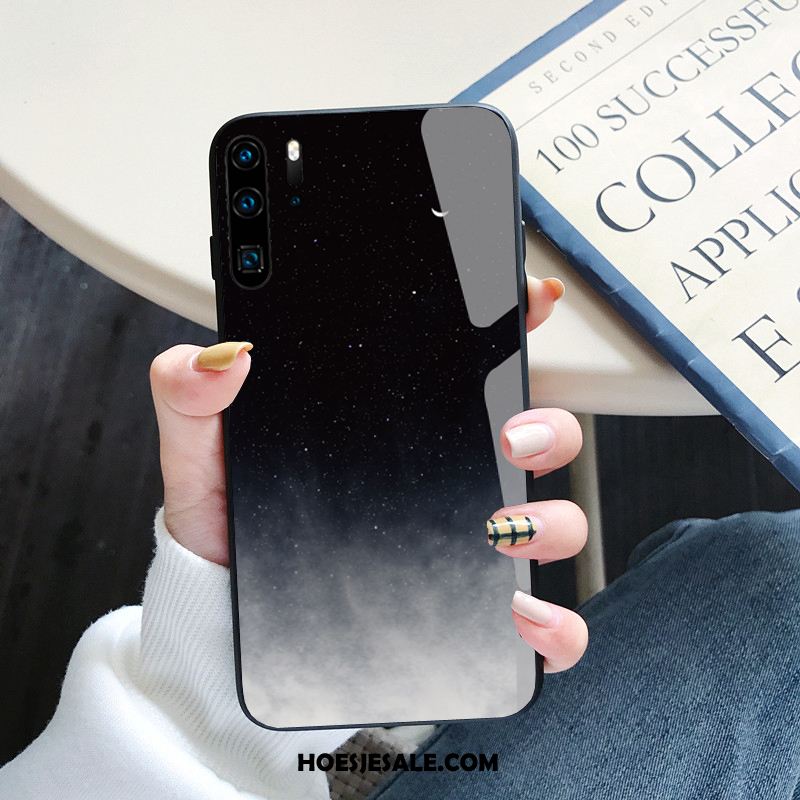 Huawei P30 Pro Hoesje Gehard Glas Wind Spiegel Anti-fall All Inclusive Online