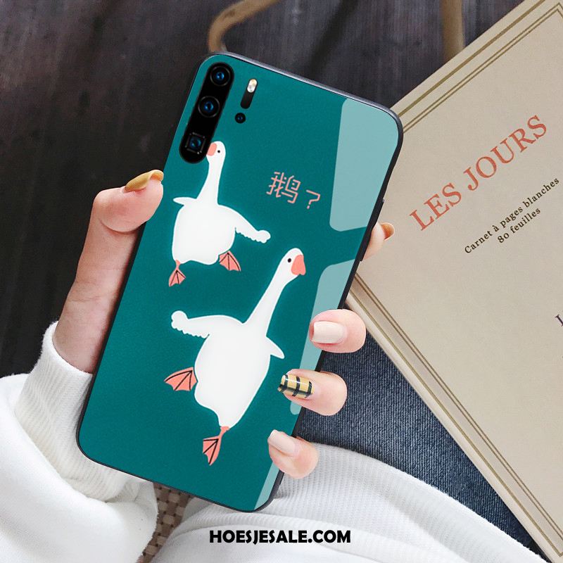 Huawei P30 Pro Hoesje Gehard Glas Wind Spiegel Anti-fall All Inclusive Online