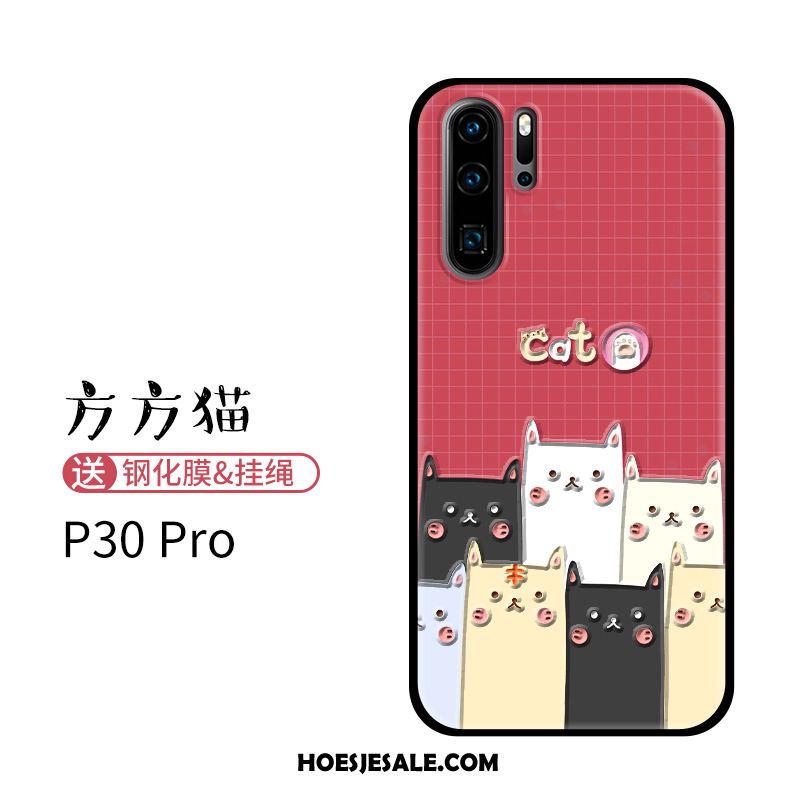 Huawei P30 Pro Hoesje Kat Scheppend Schrobben Siliconen Mobiele Telefoon Korting