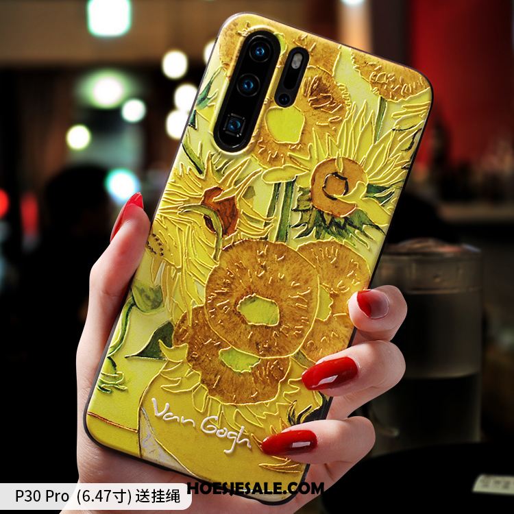 Huawei P30 Pro Hoesje Mobiele Telefoon Bescherming Anti-fall All Inclusive Geel Kopen