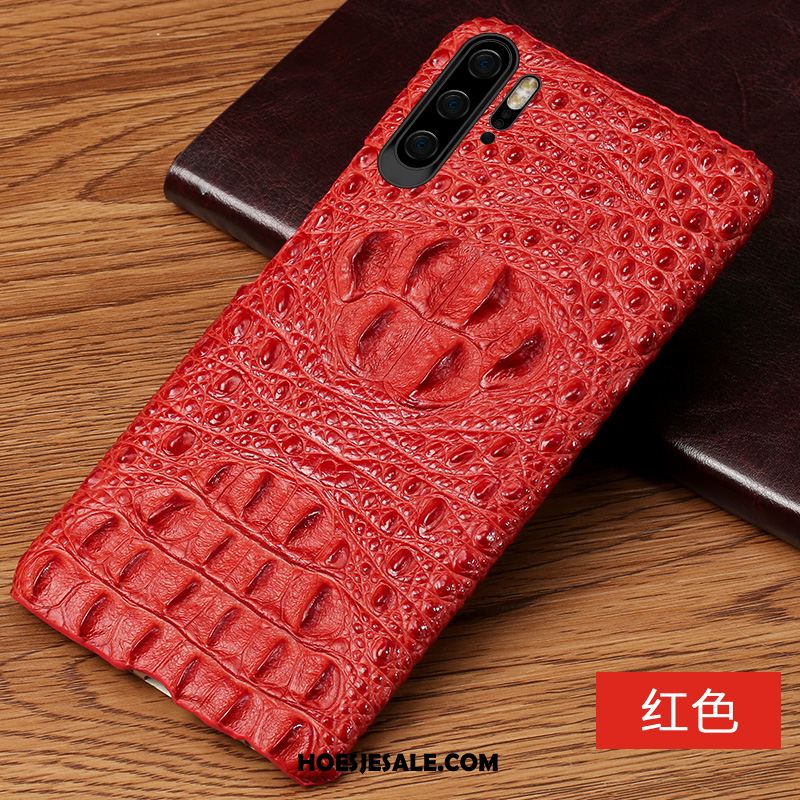 Huawei P30 Pro Hoesje Mobiele Telefoon Krokodillenleer High End Trendy Merk Pas Online