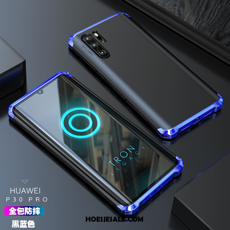 Huawei P30 Pro Hoesje Nieuw Scheppend High End Metaal Trendy Merk