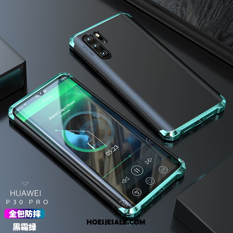 Huawei P30 Pro Hoesje Nieuw Scheppend High End Metaal Trendy Merk