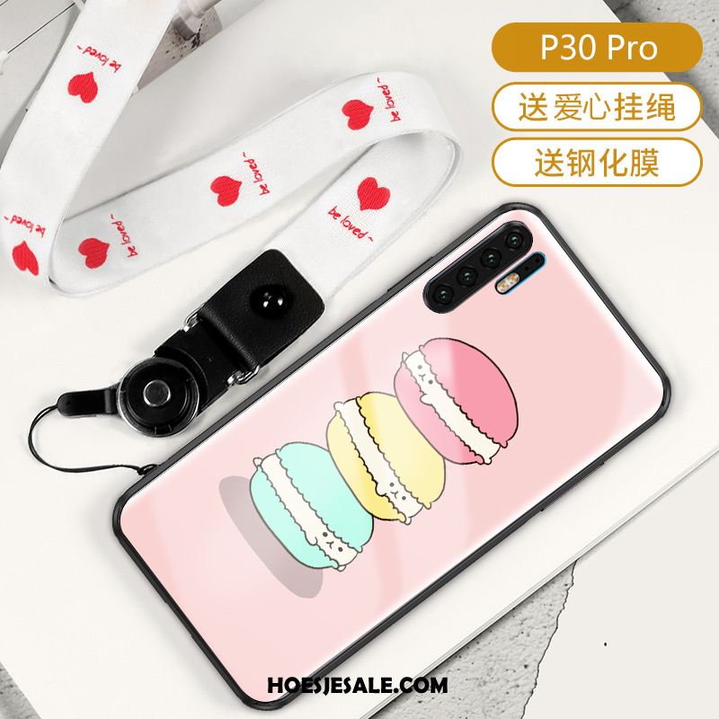 Huawei P30 Pro Hoesje Persoonlijk Mooie Hoes Spotprent Roze Kopen