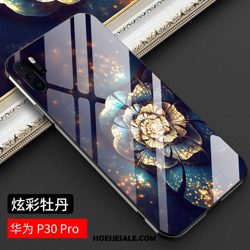 Huawei P30 Pro Hoesje Persoonlijk Ster Bescherming Glas Blauw Online