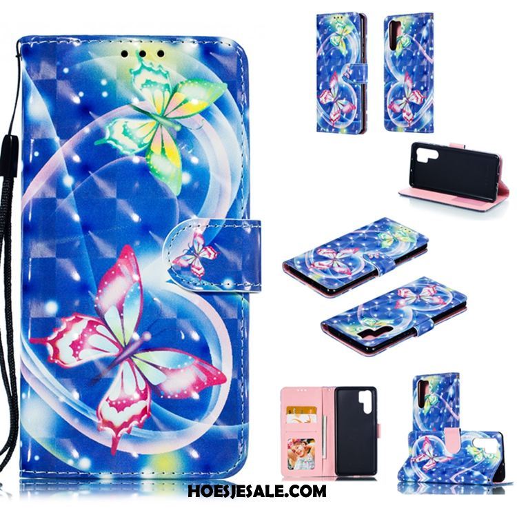 Huawei P30 Pro Hoesje Wit Bescherming Leren Etui All Inclusive Anti-fall Sale