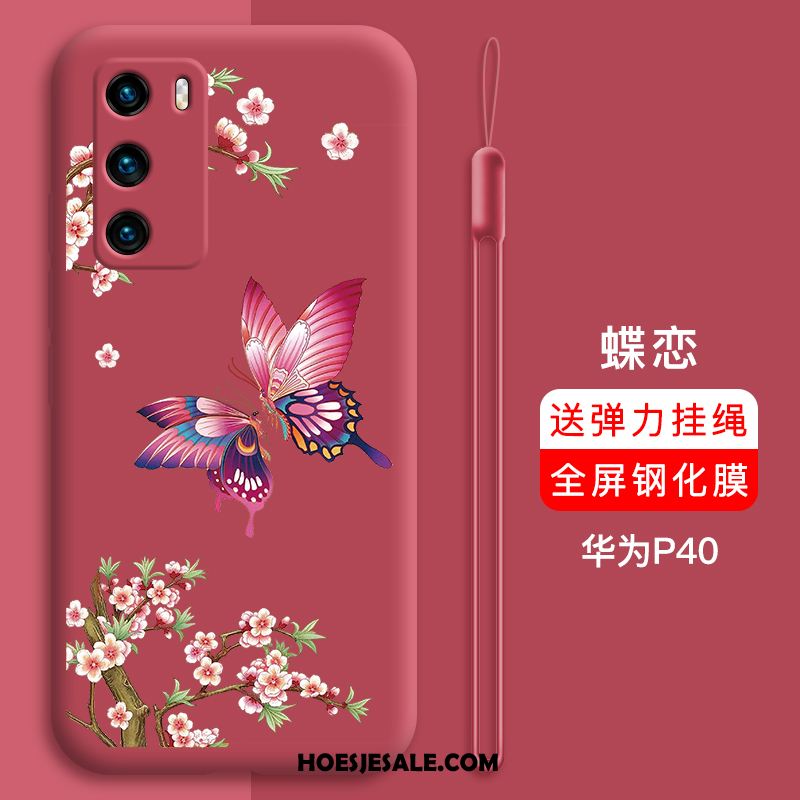 Huawei P40 Hoesje All Inclusive Trendy Merk Anti-fall Bescherming Mobiele Telefoon Sale