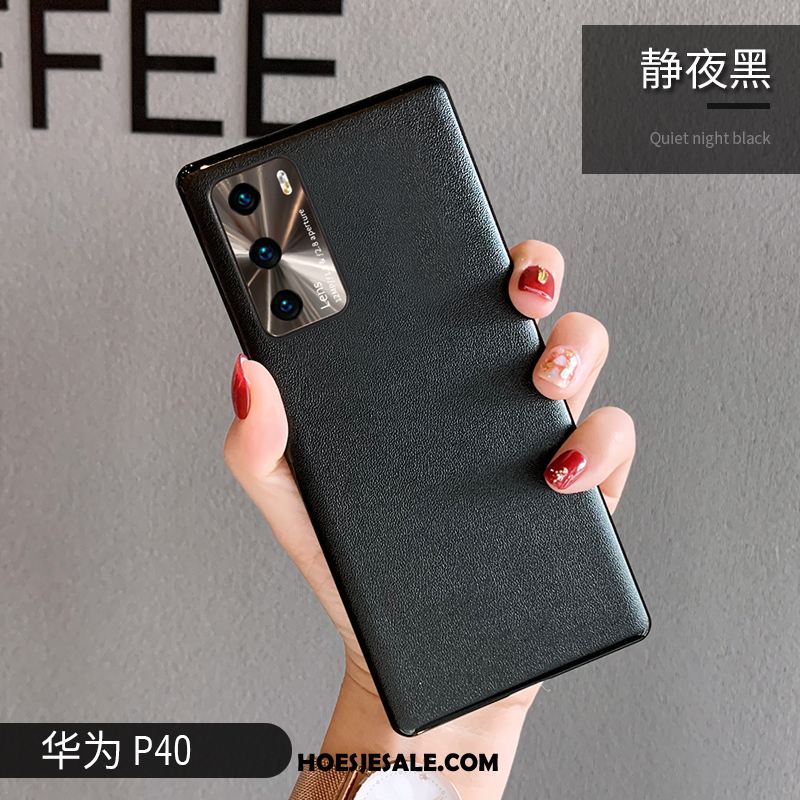 Huawei P40 Hoesje Anti-fall Leer All Inclusive Omlijsting Dun Sale