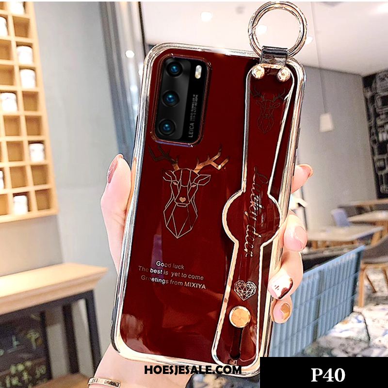 Huawei P40 Hoesje Bescherming Hoes Scheppend Hertachtigen Siliconen Korting