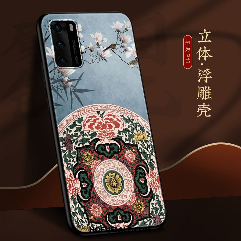 Huawei P40 Hoesje Chinese Stijl Anti-fall Dun Nieuw Mobiele Telefoon Kopen