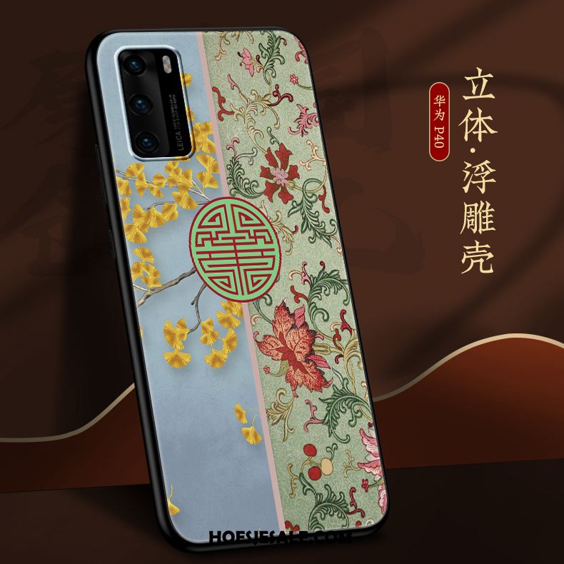 Huawei P40 Hoesje Chinese Stijl Anti-fall Dun Nieuw Mobiele Telefoon Kopen