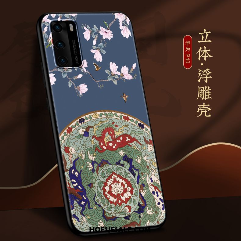 Huawei P40 Hoesje Chinese Stijl Anti-fall Dun Nieuw Mobiele Telefoon Kopen