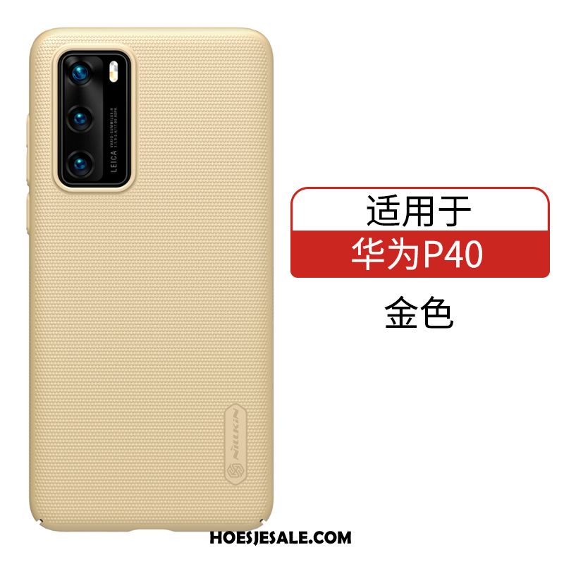 Huawei P40 Hoesje Hard Goud Lichte En Dun Bescherming Mobiele Telefoon Kopen