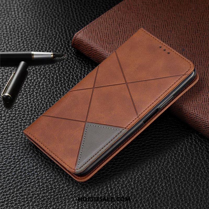 Huawei P40 Hoesje Mobiele Telefoon Leren Etui Hoes Bescherming Folio Sale