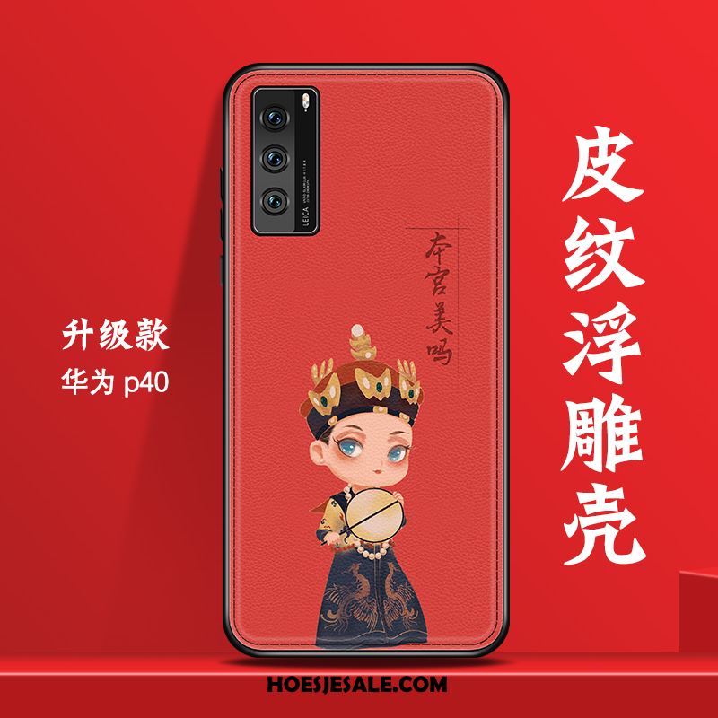 Huawei P40 Hoesje Trend Scheppend Wind Patroon High End Online