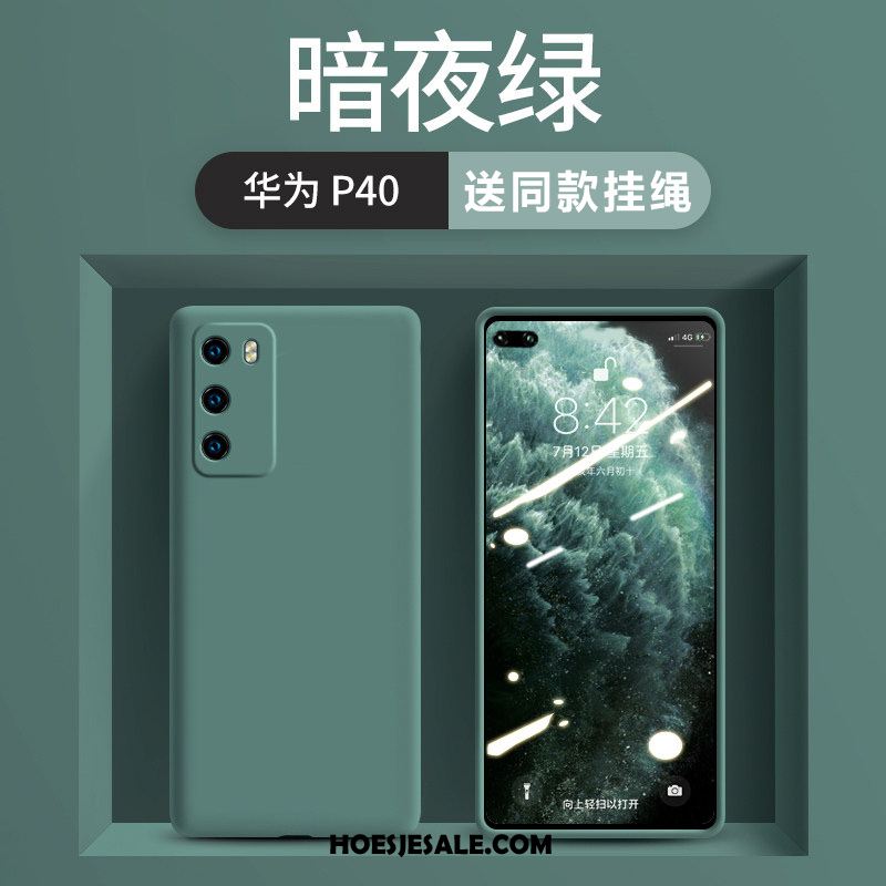 Huawei P40 Hoesje Trendy Merk High End Wit Anti-fall Mooie Sale