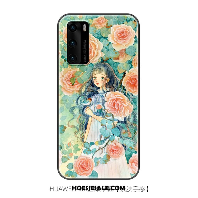 Huawei P40 Hoesje Vers Siliconen Blauw Mobiele Telefoon Original Goedkoop