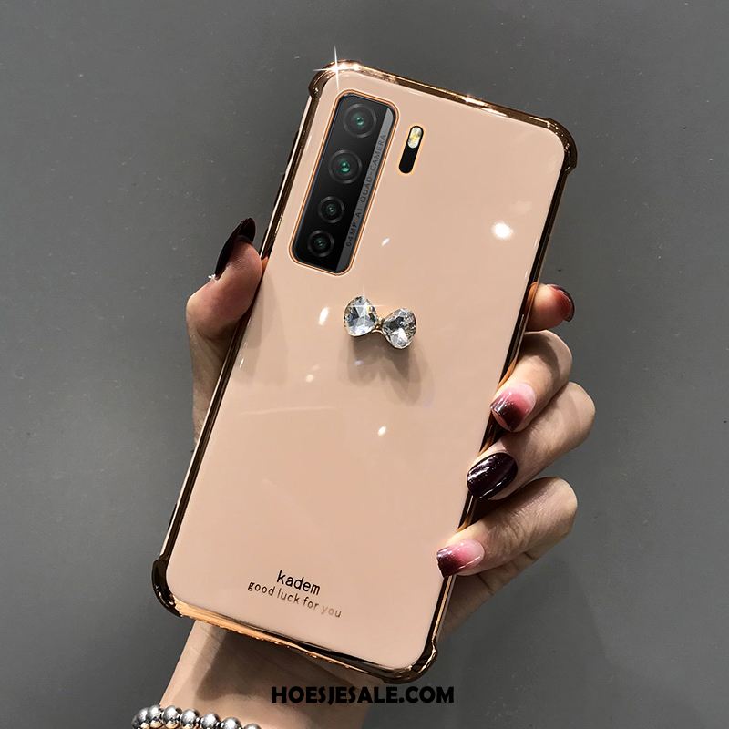 Huawei P40 Lite 5g Hoesje All Inclusive Roze Trendy Merk Zacht Mobiele Telefoon Sale