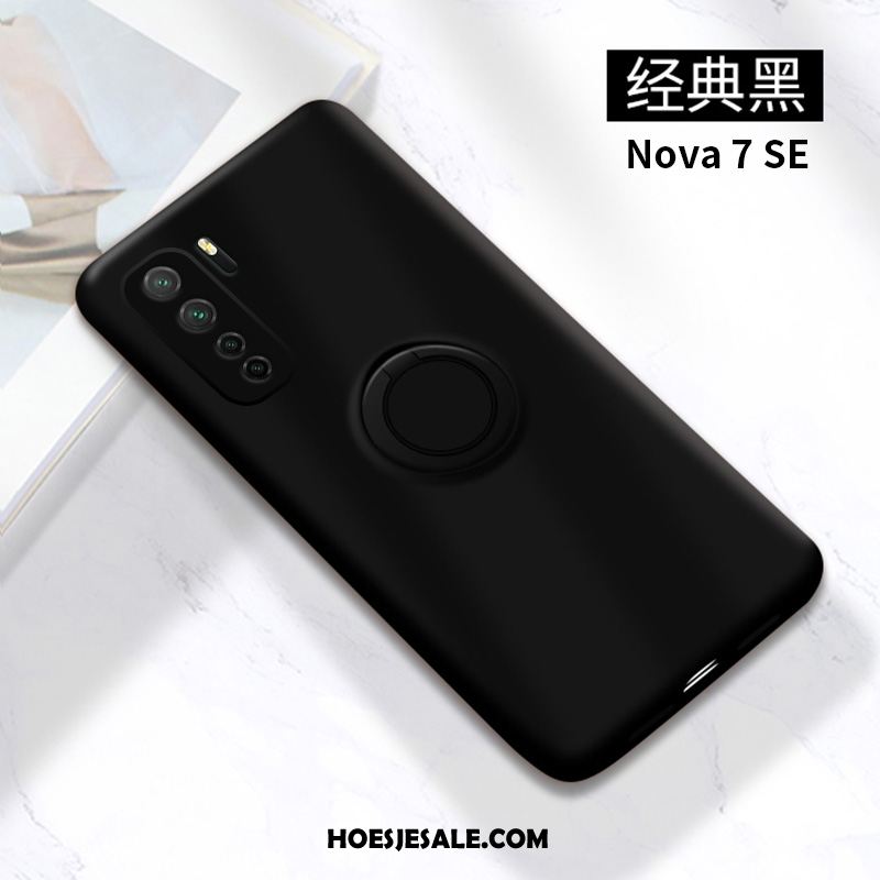 Huawei P40 Lite 5g Hoesje Siliconen Mobiele Telefoon Groen Ring Zacht Online