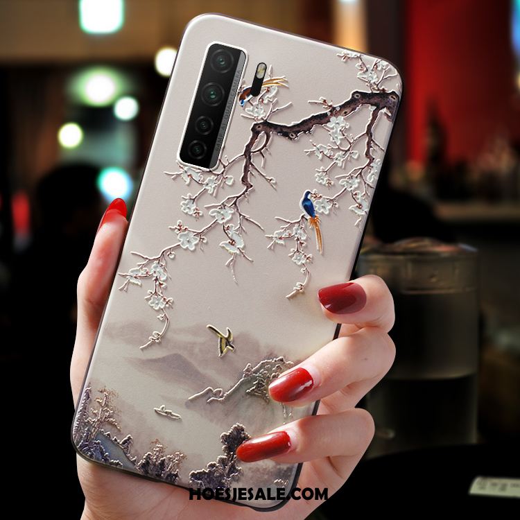 Huawei P40 Lite 5g Hoesje Siliconen Net Red Dun All Inclusive Trend Sale