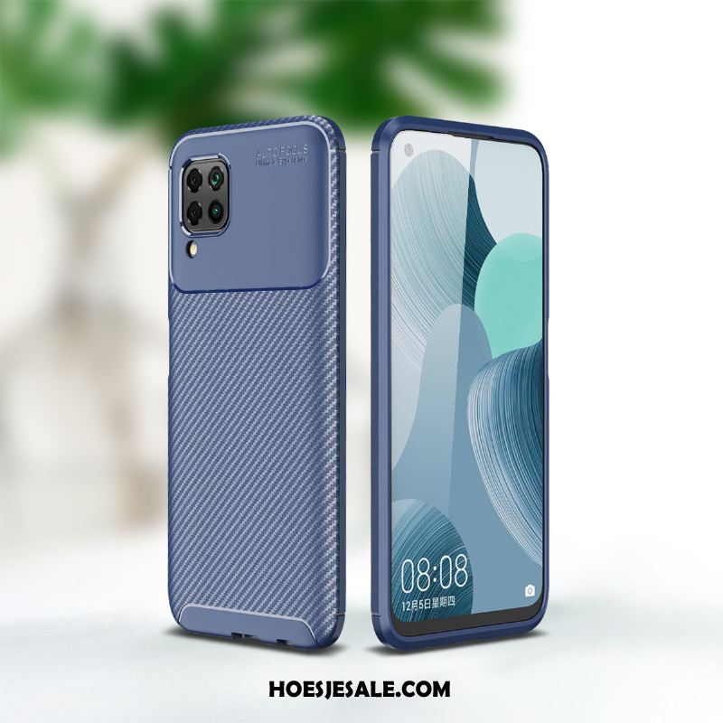 Huawei P40 Lite Hoesje Anti-fall Zwart Accessoires Hoes Siliconen Sale