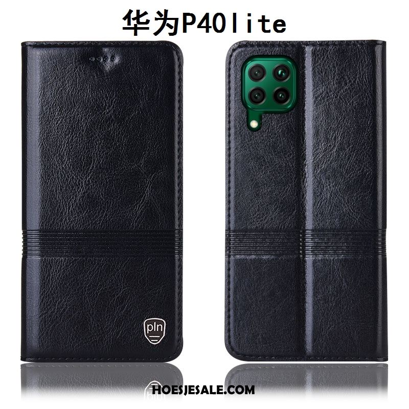 Huawei P40 Lite Hoesje Bescherming Leren Etui Anti-fall Mobiele Telefoon All Inclusive Kopen