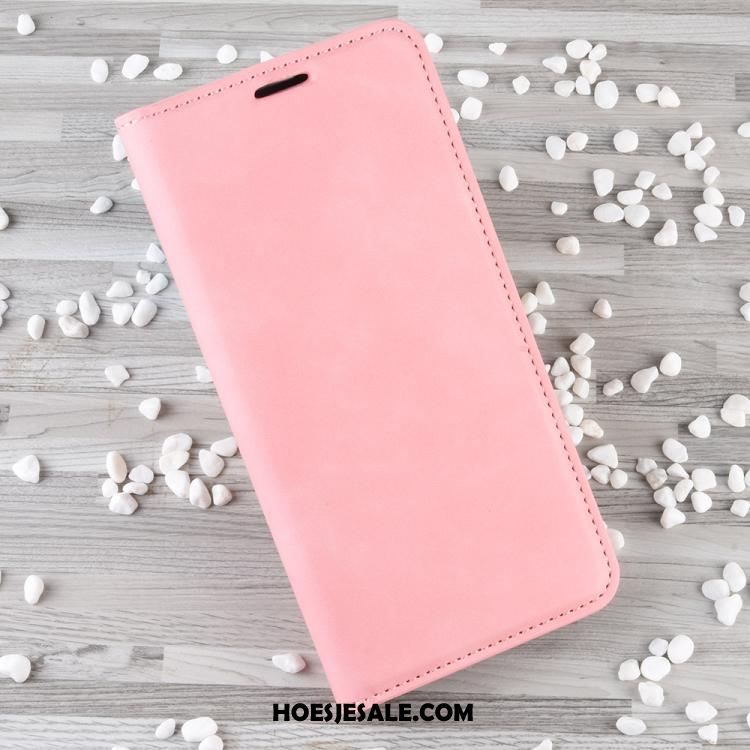 Huawei P40 Lite Hoesje Clamshell Kaart Portemonnee Grijs Leren Etui Goedkoop