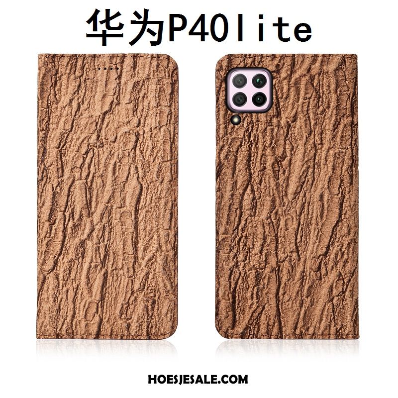 Huawei P40 Lite Hoesje Hoes All Inclusive Nieuw Leren Etui Anti-fall Winkel