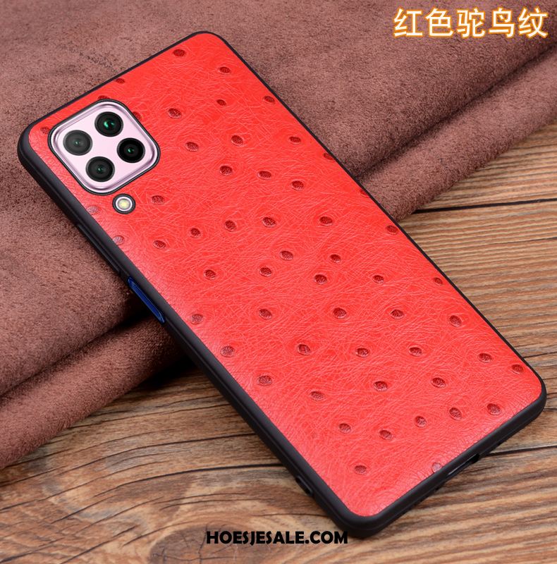 Huawei P40 Lite Hoesje Hoes Net Red Blauw Mobiele Telefoon Pas Korting