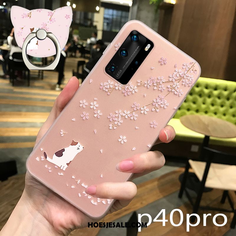 Huawei P40 Pro Hoesje Eenvoudige Trendy Merk Siliconen Nieuw Mobiele Telefoon Sale