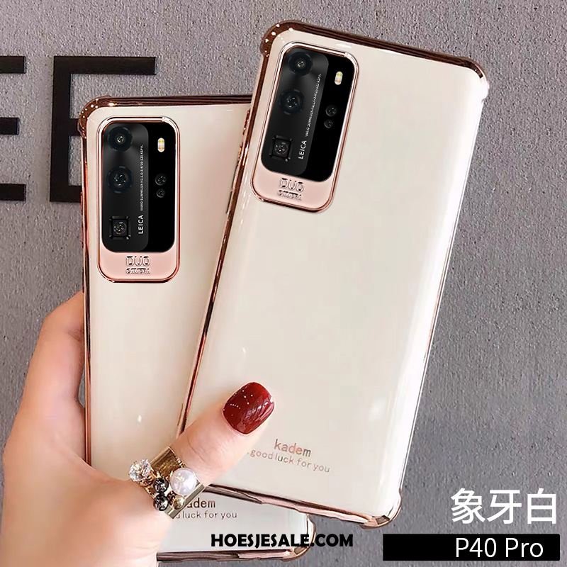 Huawei P40 Pro Hoesje Groen Mobiele Telefoon All Inclusive Zacht Gasbag Aanbiedingen