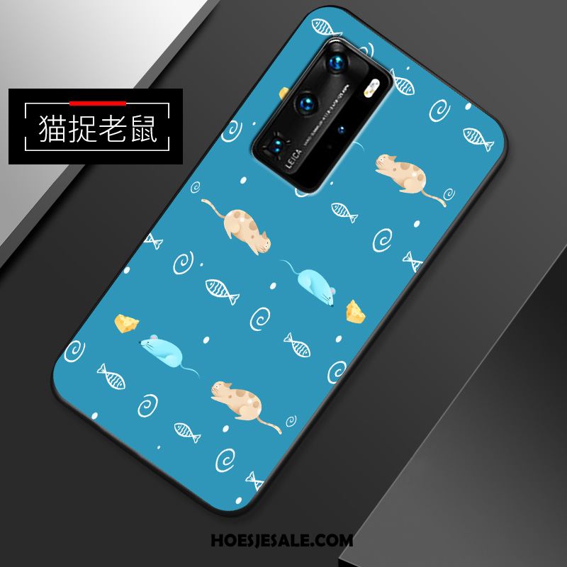 Huawei P40 Pro Hoesje Persoonlijk All Inclusive Scheppend Wit Hoes Korting