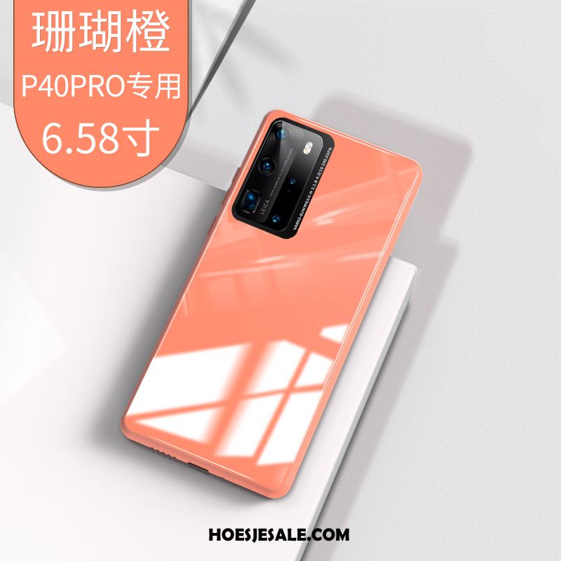 Huawei P40 Pro Hoesje Scheppend Persoonlijk Anti-fall Dun High End Online