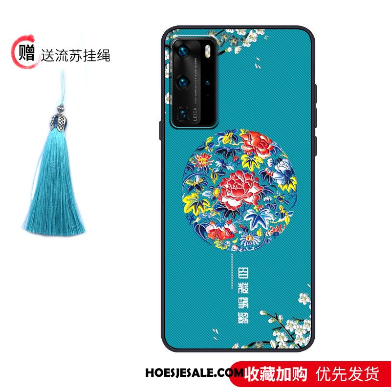 Huawei P40 Pro Hoesje Trendy Merk Bescherming Vintage Mode Paleis Sale