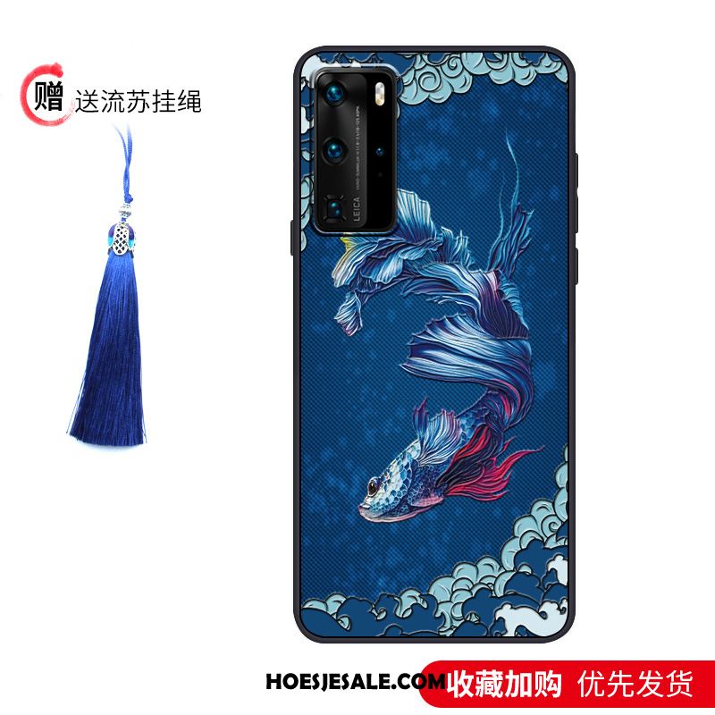 Huawei P40 Pro Hoesje Trendy Merk Bescherming Vintage Mode Paleis Sale