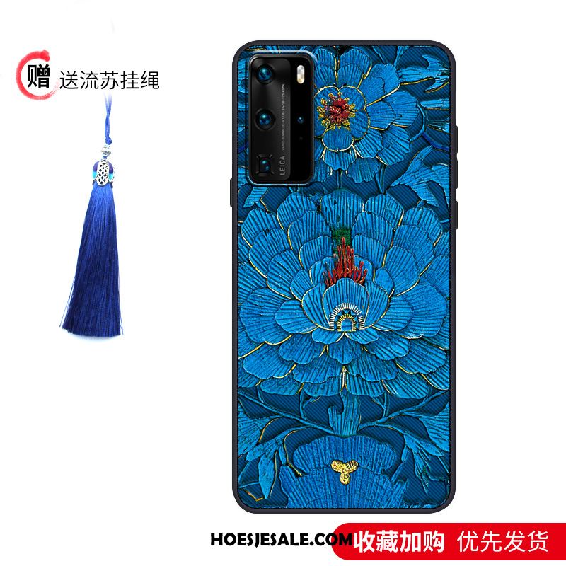 Huawei P40 Pro Hoesje Trendy Merk Bescherming Vintage Mode Paleis Sale