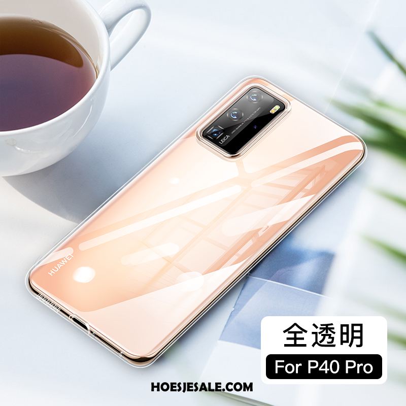 Huawei P40 Pro Hoesje Zacht Siliconen Nieuw Trendy Merk Doorzichtig Goedkoop