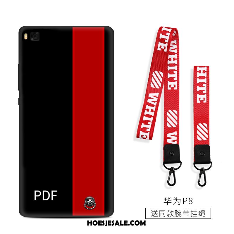 Huawei P8 Hoesje All Inclusive Hanger Mobiele Telefoon Hoes Zwart Sale