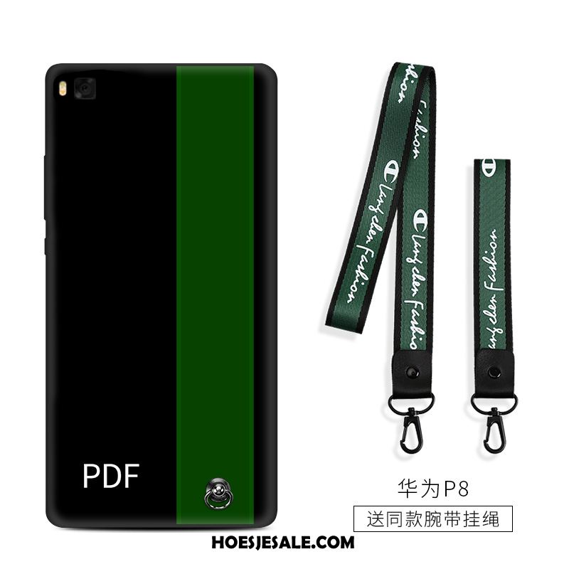 Huawei P8 Hoesje All Inclusive Hanger Mobiele Telefoon Hoes Zwart Sale