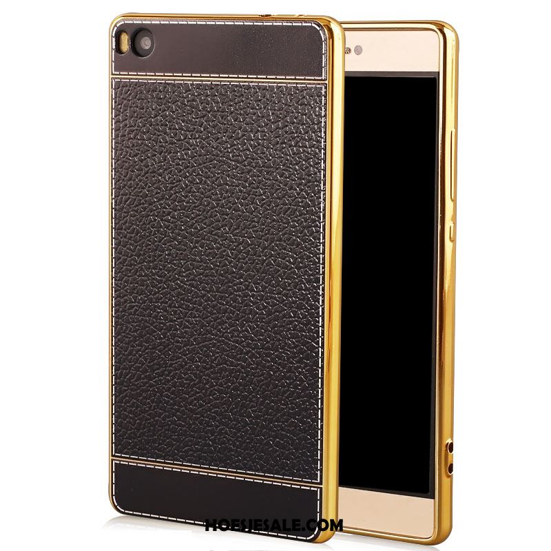 Huawei P8 Hoesje All Inclusive Luxe Bruin Leer Anti-fall Korting