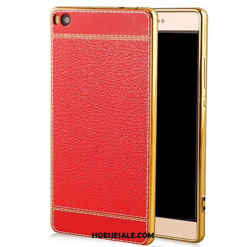 Huawei P8 Hoesje All Inclusive Luxe Bruin Leer Anti-fall Korting