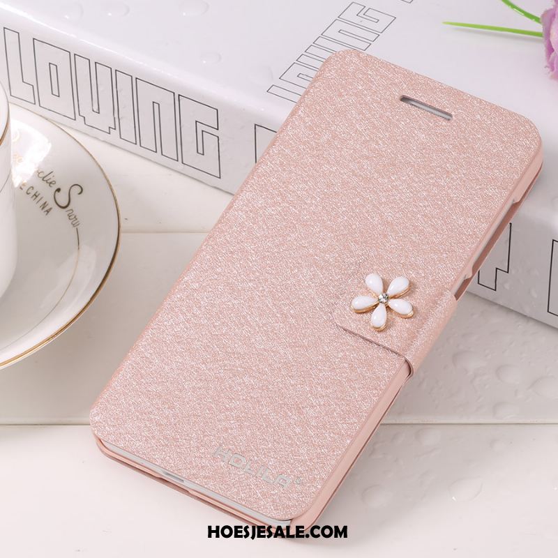 Huawei P8 Hoesje Clamshell Mobiele Telefoon Roze Hoge Bescherming Aanbiedingen