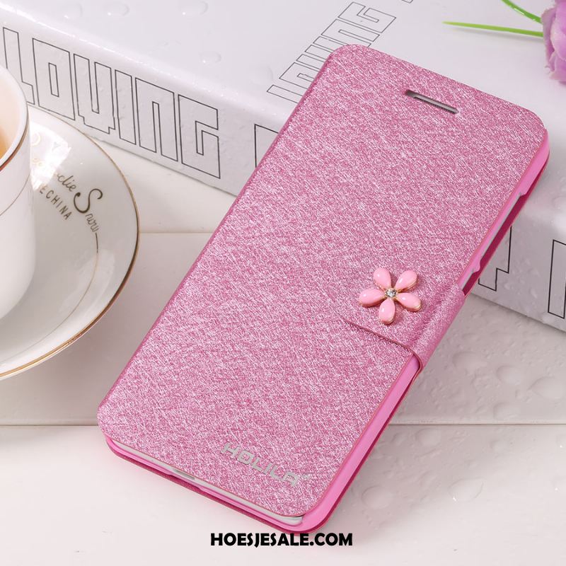 Huawei P8 Hoesje Clamshell Mobiele Telefoon Roze Hoge Bescherming Aanbiedingen