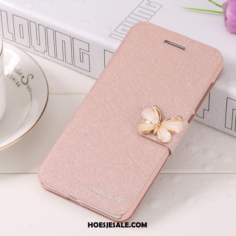 Huawei P8 Hoesje Clamshell Mobiele Telefoon Roze Hoge Bescherming Aanbiedingen